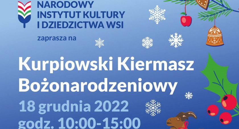 W najbliższą niedzielę w Pułtusku Kurpiowski Kiermasz Bożonarodzeniowy