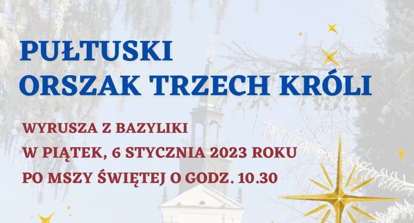 Pułtuski Orszak Trzech Króli - zaproszenie