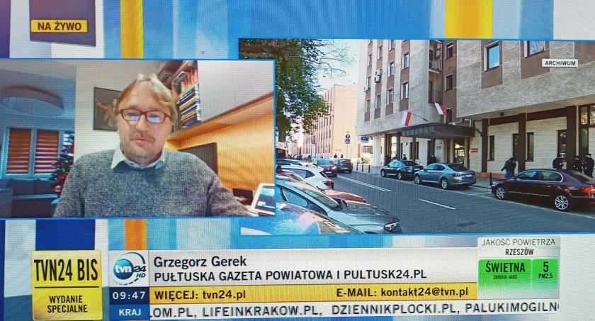 Dziennikarz PGP w programie „Wstajesz i wiesz” TVN24