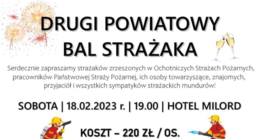 Strażacy zapraszają na bal
