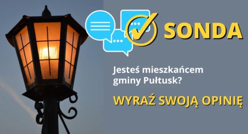 Ważna sonda dla mieszkańców gminy Pułtusk