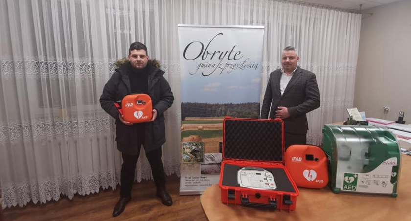 Mieszkańcy Obrytego mają sprzęt ratujący życie
