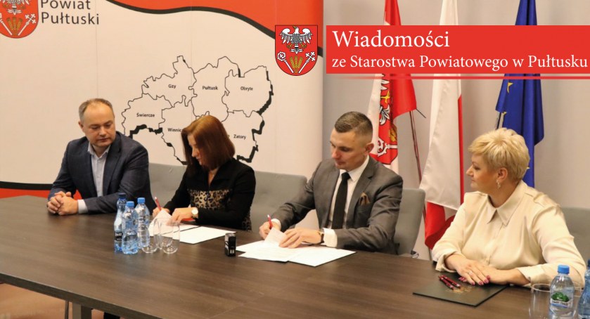 Podpisanie umowy na roboty budowlane z ZS im. Bolesława Prusa