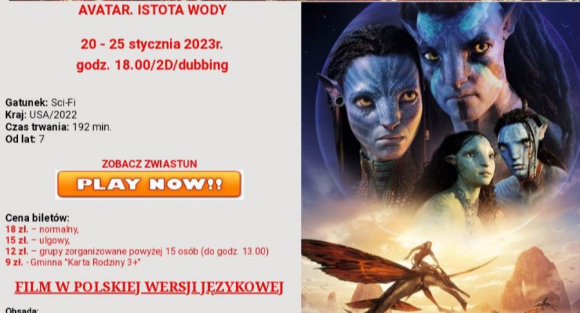 Avatar 2 dotarł do Pułtuska !