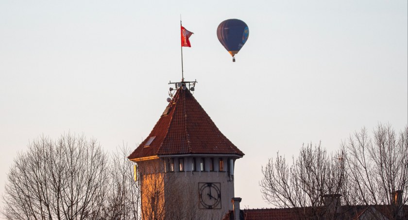 Balon (chyba nie chiński) nad Pułtuskiem