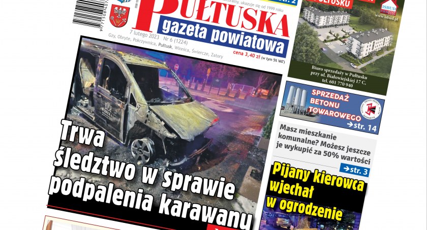 W 6 numerze Pułtuskiej Gazety Powiatowej