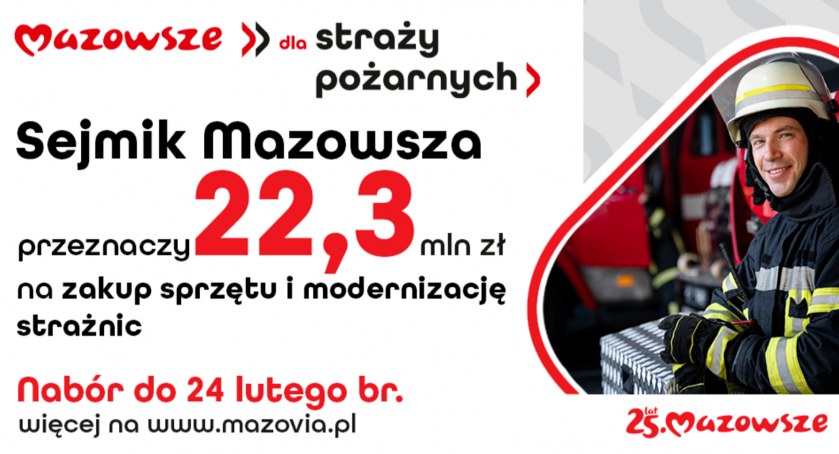 Wielomilionowe wsparcie dla strażaków