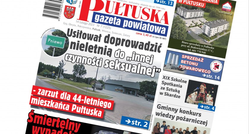 W 7 numerze Pułtuskiej Gazety Powiatowej