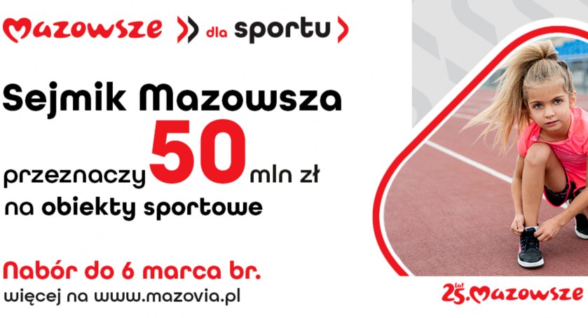 Aż 50 milionów na boiska i hale sportowe