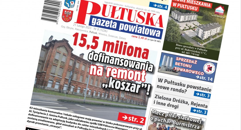 W 8 numerze Pułtuskiej Gazety Powiatowej