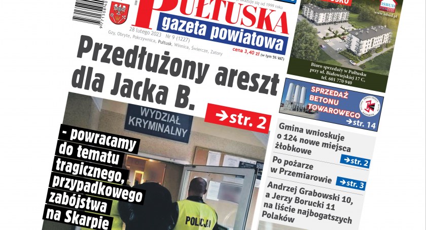 W 9 numerze Pułtuskiej Gazety Powiatowej