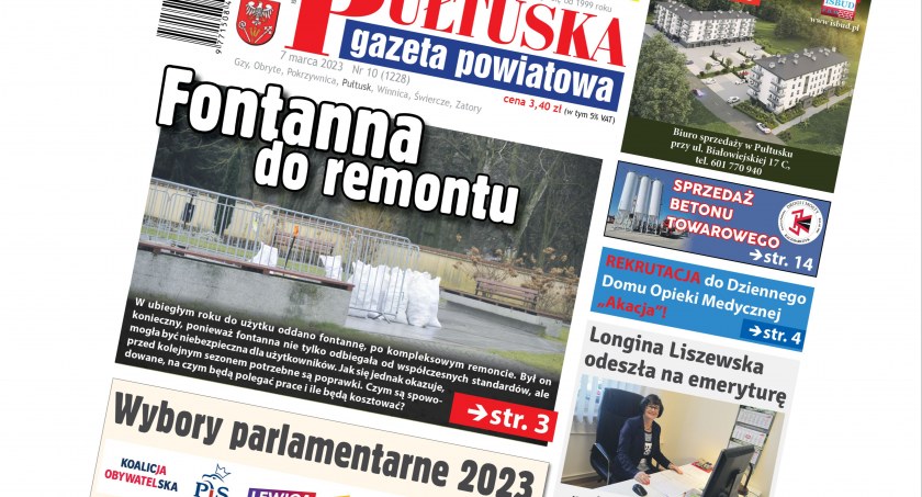 W 10 numerze Pułtuskiej Gazety Powiatowej