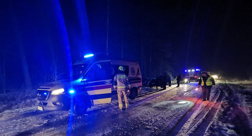 Dwie kolizje na trasie Psary-Pułtusk