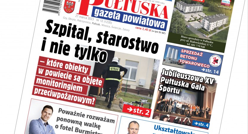 W 12 numerze Pułtuskiej Gazety Powiatowej