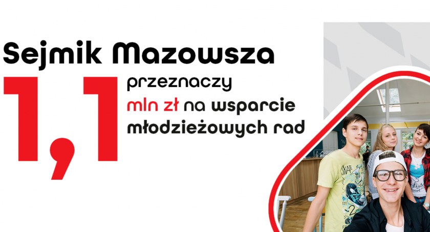 Nawet po 25 tys. zł dla młodzieżowych rad na Mazowszu!