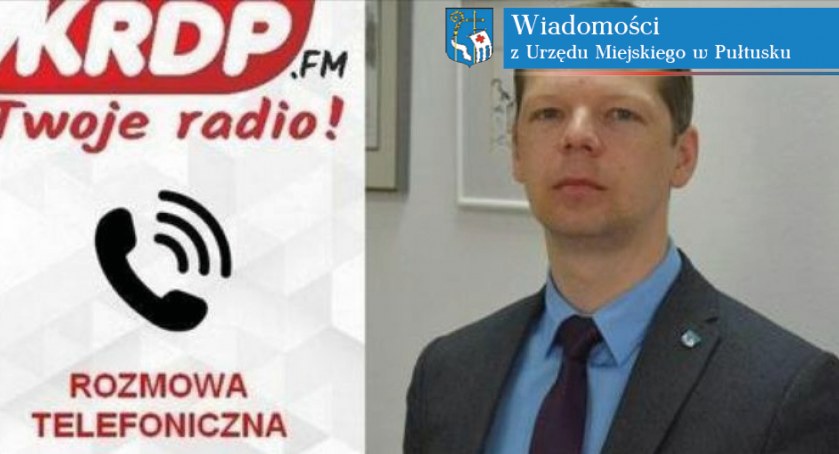 O pułtuskiej majówce w radio KRDP - wiadomości z Urzędu Miejskiego