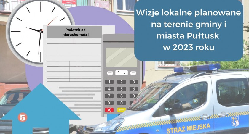 UWAGA! Planowane wizje lokalne na terenie gminy i miasta Pułtusk