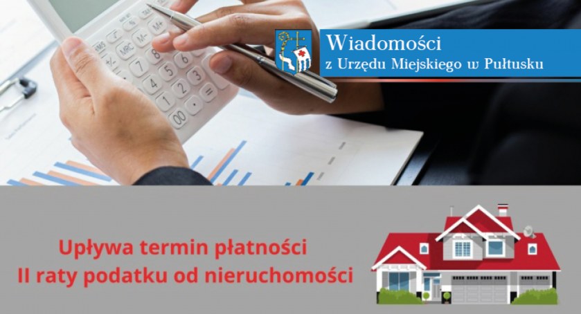 Upływa termin płatności II raty podatku od nieruchomości