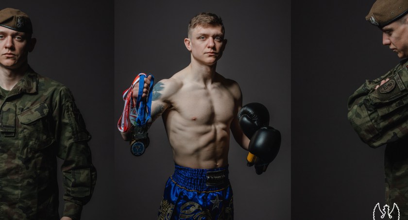 W mundurze i w ringu – ZAWSZE GOTOWY - multimedalista kickboxingu w 5MBOT