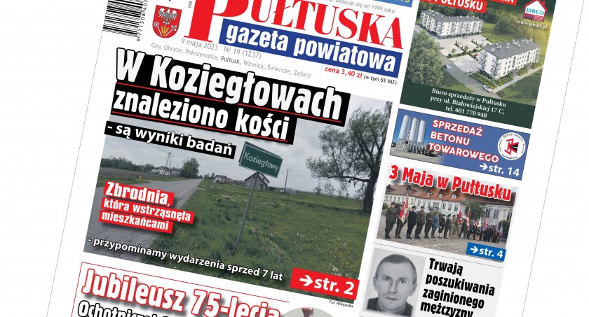 W 19 numerze Pułtuskiej Gazety Powiatowej