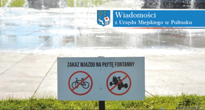 Dbajmy o miejską fontannę