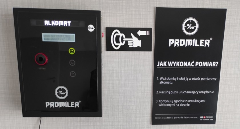 W nowej komendzie samodzielnie można zbadać trzeźwość