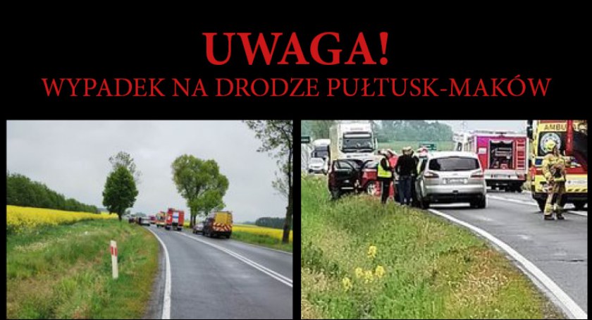 UWAGA! Droga na Maków zablokowona