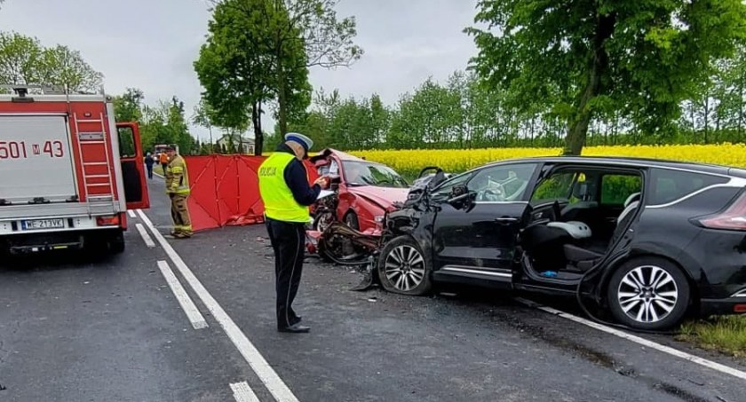 Śmiertelny wypadek w Dzierżanowie. Nie żyje 21-latka