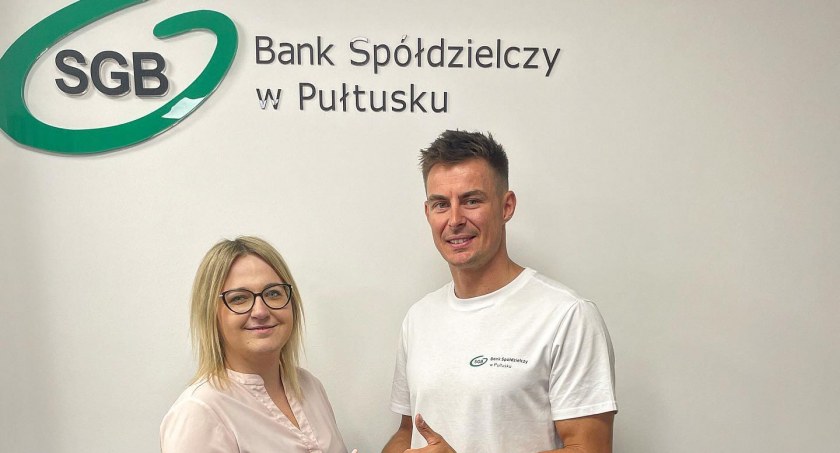 Bank Spółdzielczy w Pułtusku Sponsorem Głównym Pawła Wiesiołka!