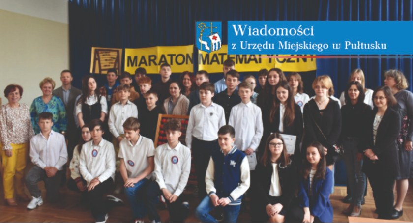 XIII Gminny Konkurs Matematyczny “O liczydło Burmistrza Miasta Pułtusk”