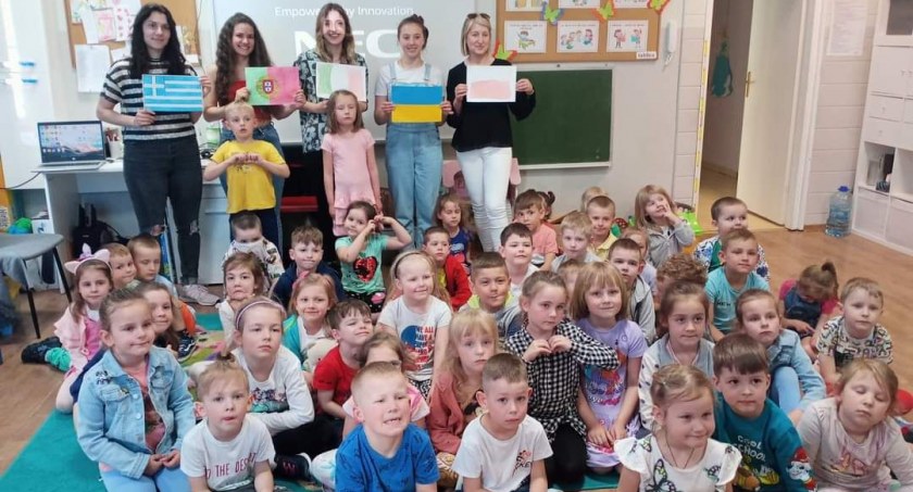 Wolontariuszki z Erasmus+ w Przedszkolu Miejskim nr 4 