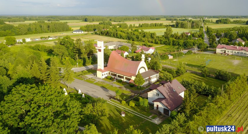 Gmina Pokrzywnica z lotu ptaka