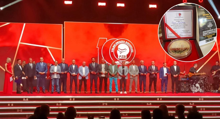 Cezary Rzepnicki nagrodzony za wkład wniesiony w rozwój polskiego boksu olimpijskiego