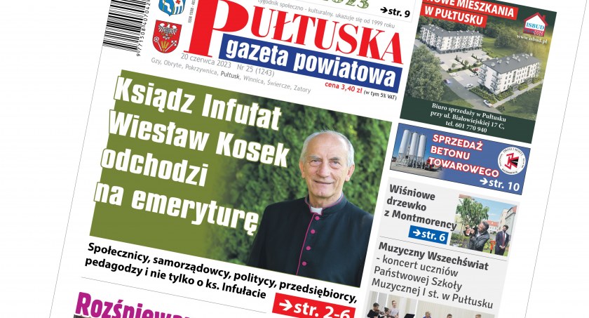 W 25 numerze Pułtuskiej Gazety Powiatowej