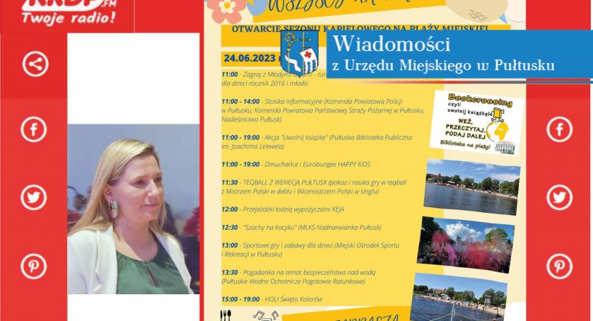 Sezon kąpielowy w Pułtusku