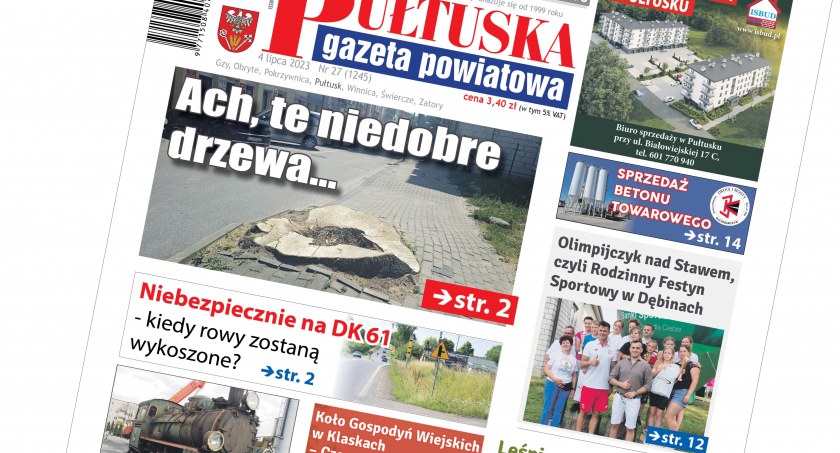 W 27. numerze Pułtuskiej Gazety Powiatowej