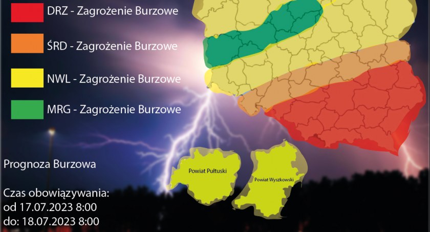 Prognoza pogody Łowców Burz Polska