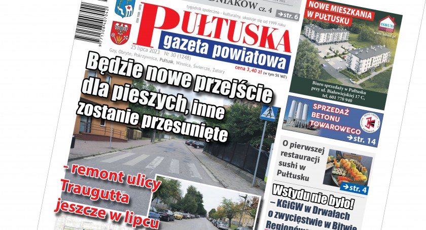 W 30 numerze Pułtuskiej Gazety Powiatowej