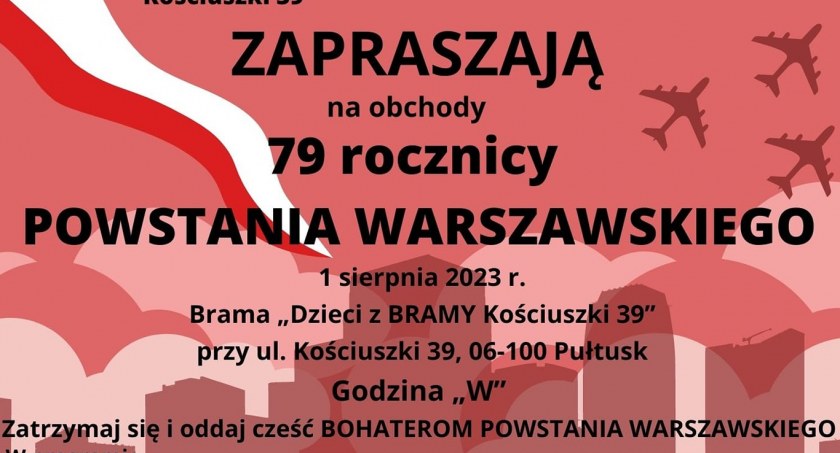 Pułtusk w hołdzie Powstańcom Warszawskim. Wspomnienia z lat 2021 i 2022
