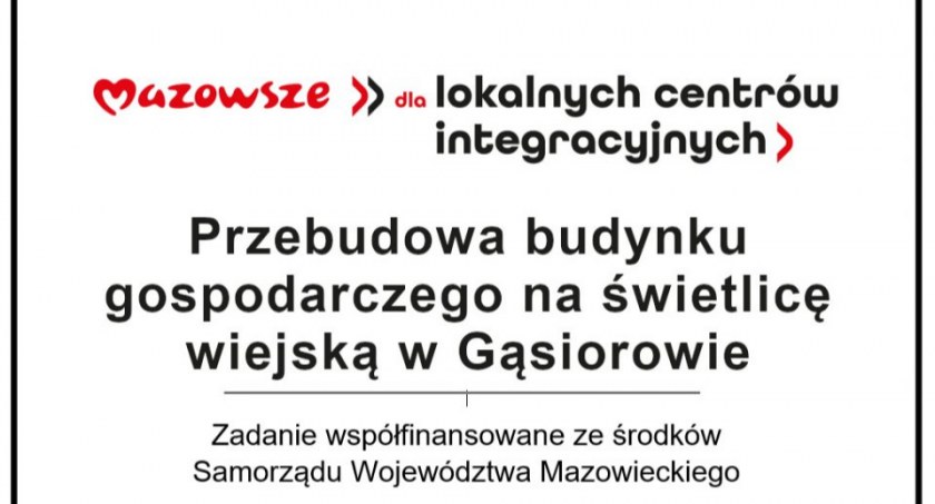 Będzie nowa świetlica wiejska