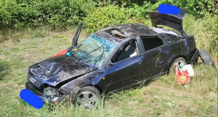 Tragiczny wypadek na drodze Pułtusk - Psary