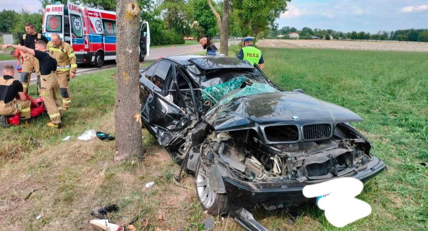 Kolejny śmiertelny wypadek, tym razem pod Ciechanowem