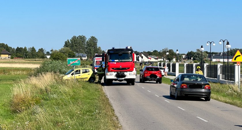 Wypadek w Skłudach