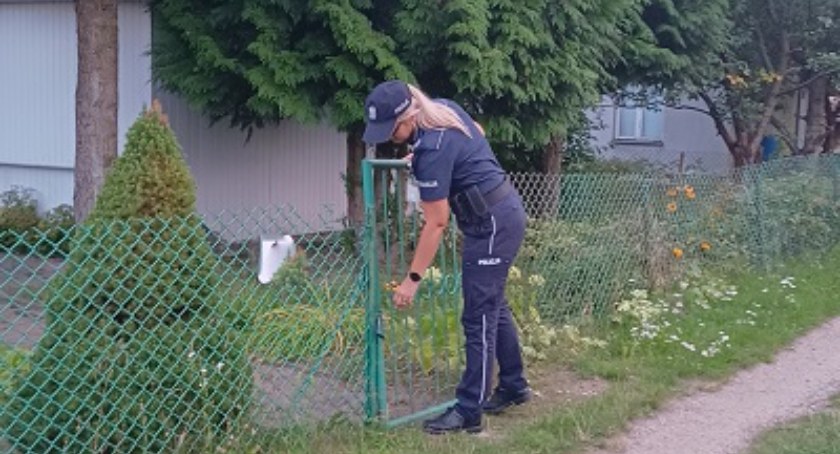 Dzielnicowi na ogródkach działkowych