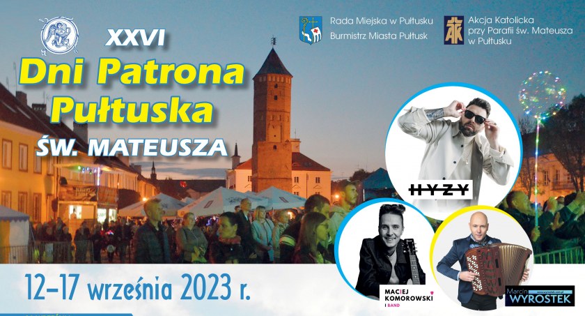 Grzegorz Hyży gwiazdą tegorocznych Dni Patrona