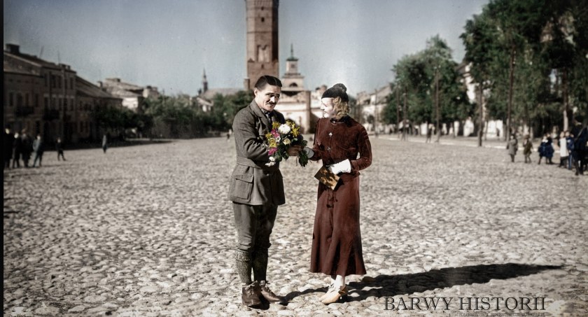 Adolf Dymsza i Tola Mankiewiczówna, czyli przedwojenni aktorzy na pułtuskim rynku