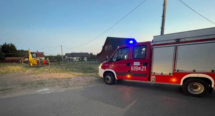 W Burlakach lądował helikopter LPR