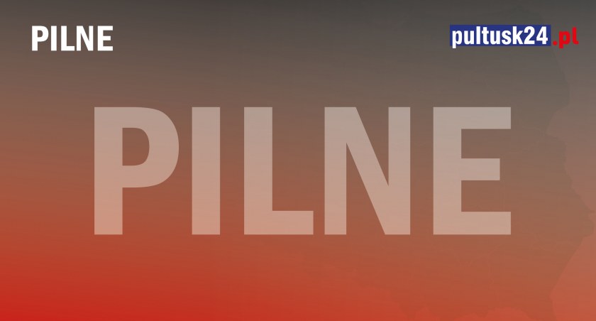 Pułtusk. Mężczyzna wypadł z 4 piętra!