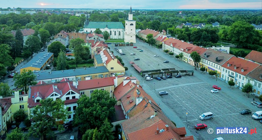 Pułtusk widziany oczami ptaka