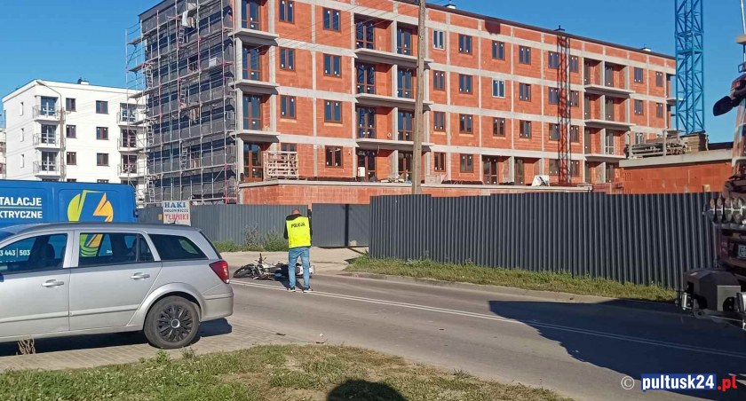 Wypadek na Mickiewicza. 16-latka zabrał helikopter LPR, droga jest zablokowana